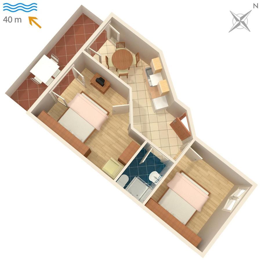 Apartments By The Sea Igrane, Makarska - 310 Екстериор снимка