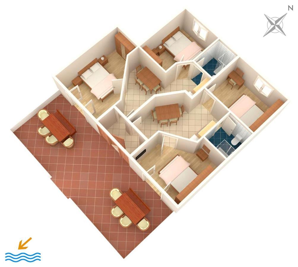 Apartments By The Sea Igrane, Makarska - 310 Екстериор снимка